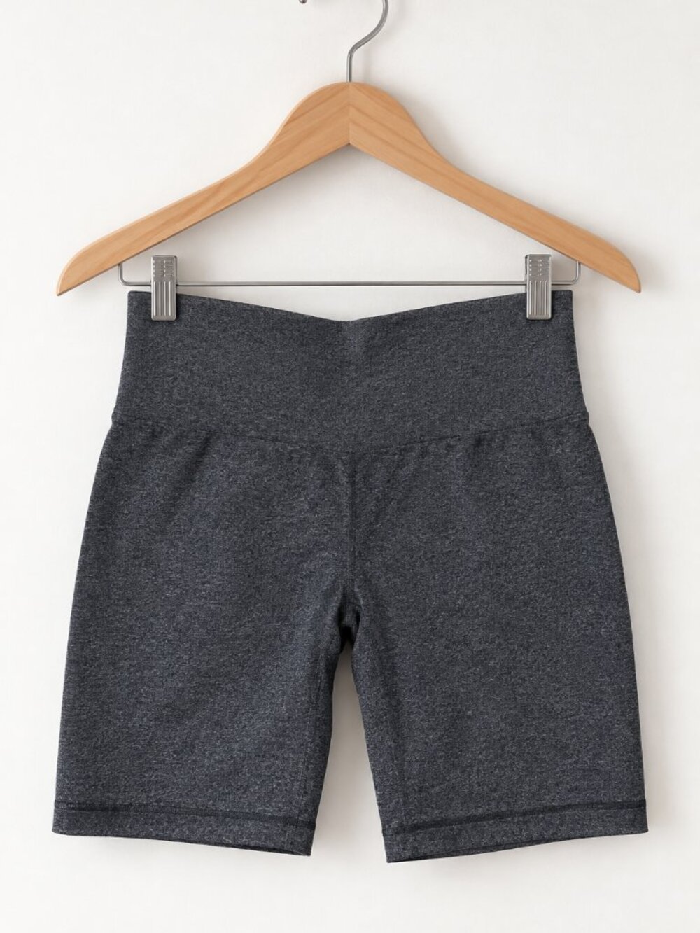 NVGTN Charcoal Gray High Waisted Biker Shorts 7” Inseam – Women’s Size Medium